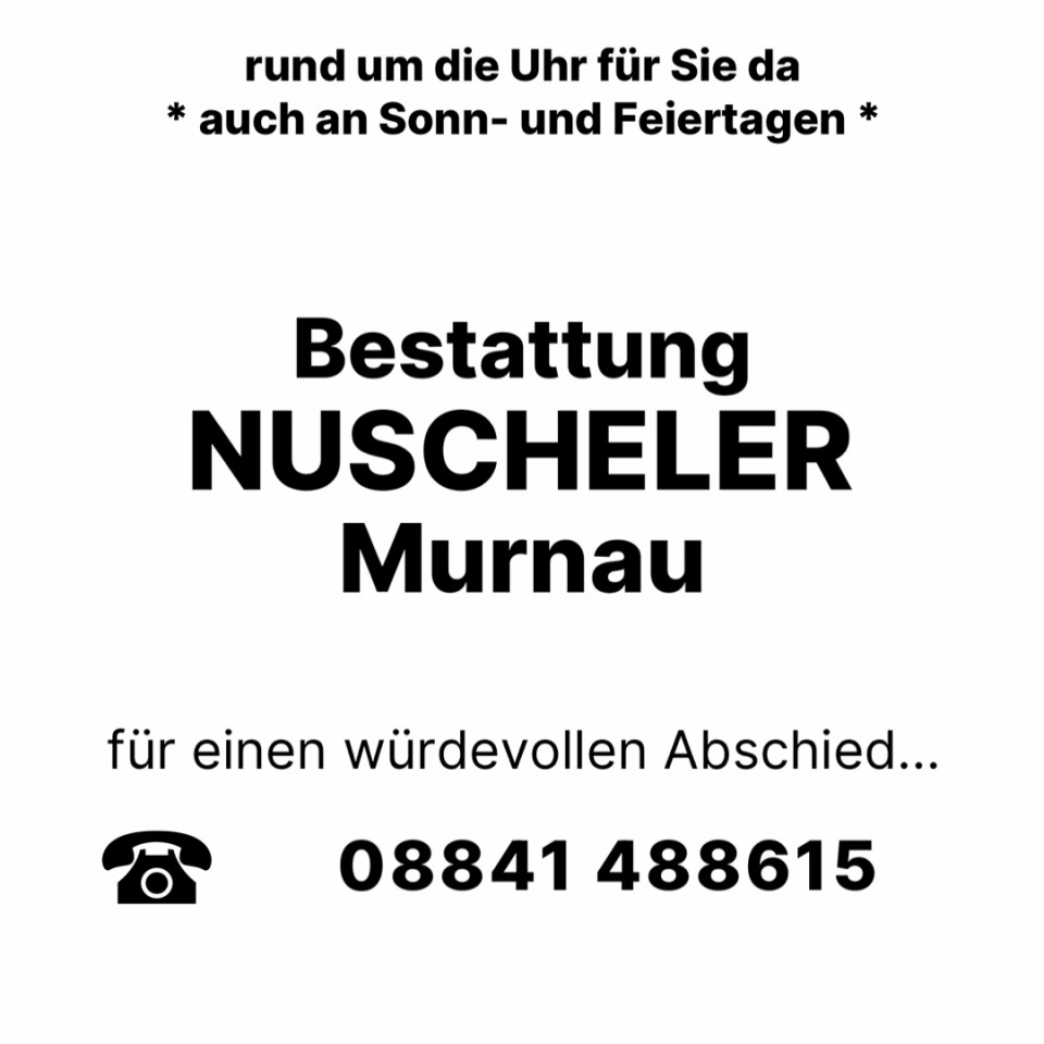 Beerdigungen Murnau